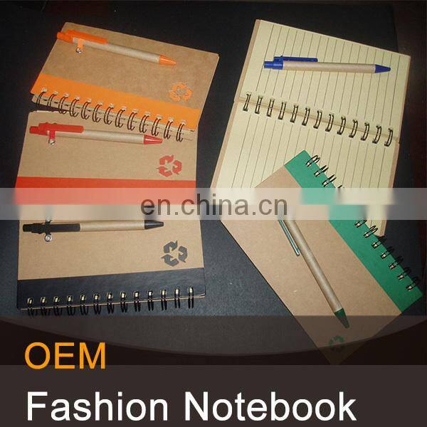 Funny 3D leather cover notebook