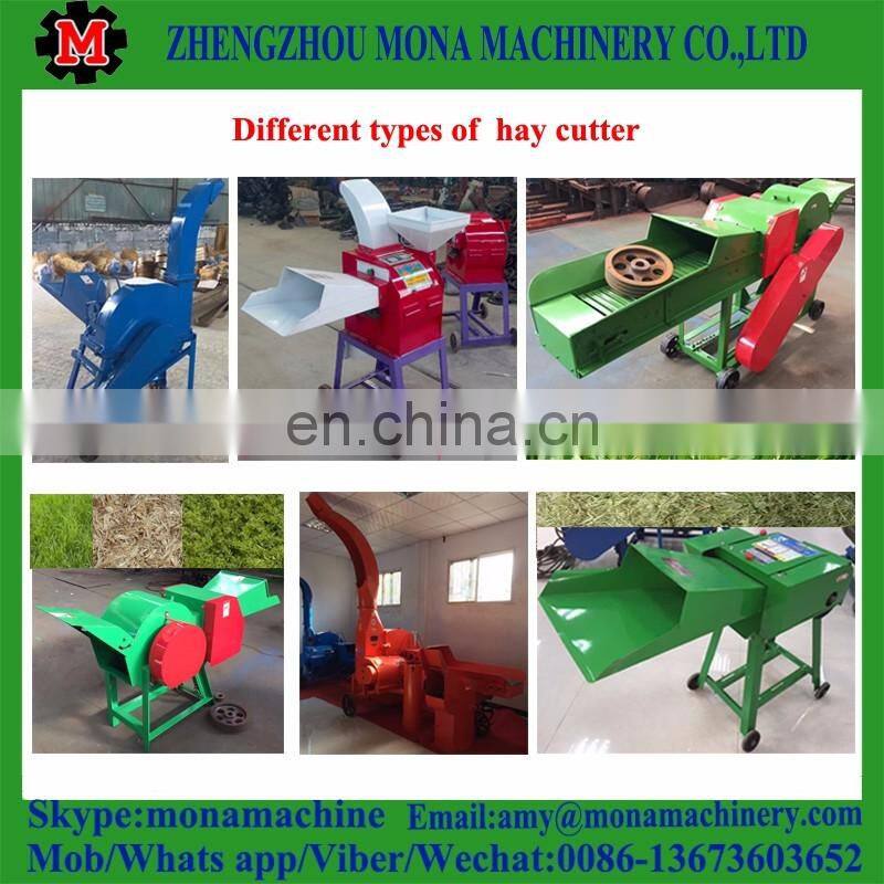 Hot sale wheat/straw/grass/hay animal feed cutting/cutter/chopper machine