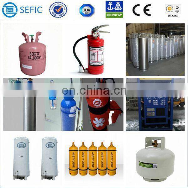 DOT-3AA Certificate 40L 150Bar Oxygen Gas Acetylene Gas Cylinder Price
