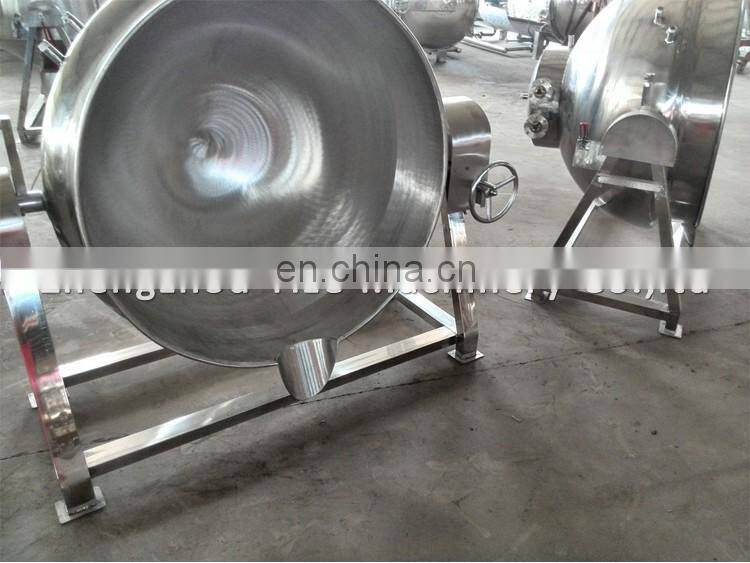 Stainless steel pot for cooking gas heating jacketed kettle cooking pot stands
