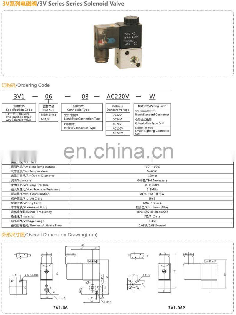 3V1-06 3 valve manifold