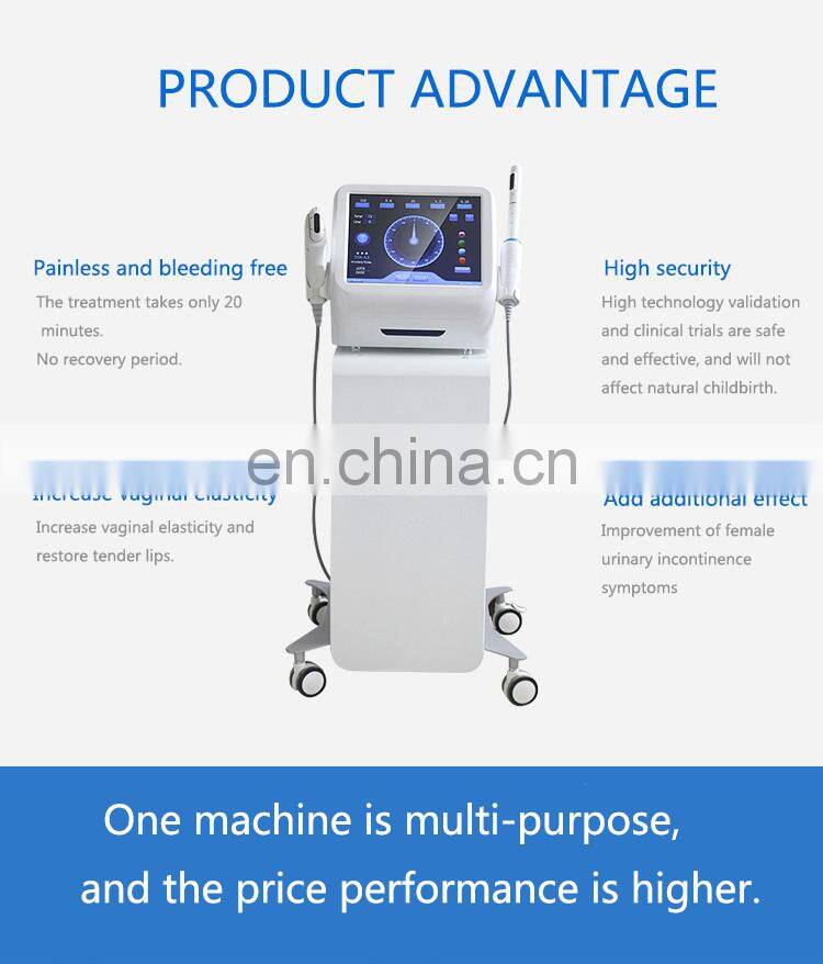 2 in 1 vaginal tightening machine with 1.5mm 3.0mm 4.5mm for face and 3.0mm&4.5mm for vagina wrinkle remove