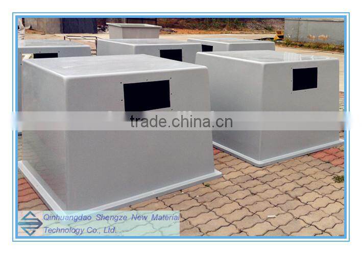 FRP hand lay-up battery cabinet / fiberglass Battery compartment /accumulator tank