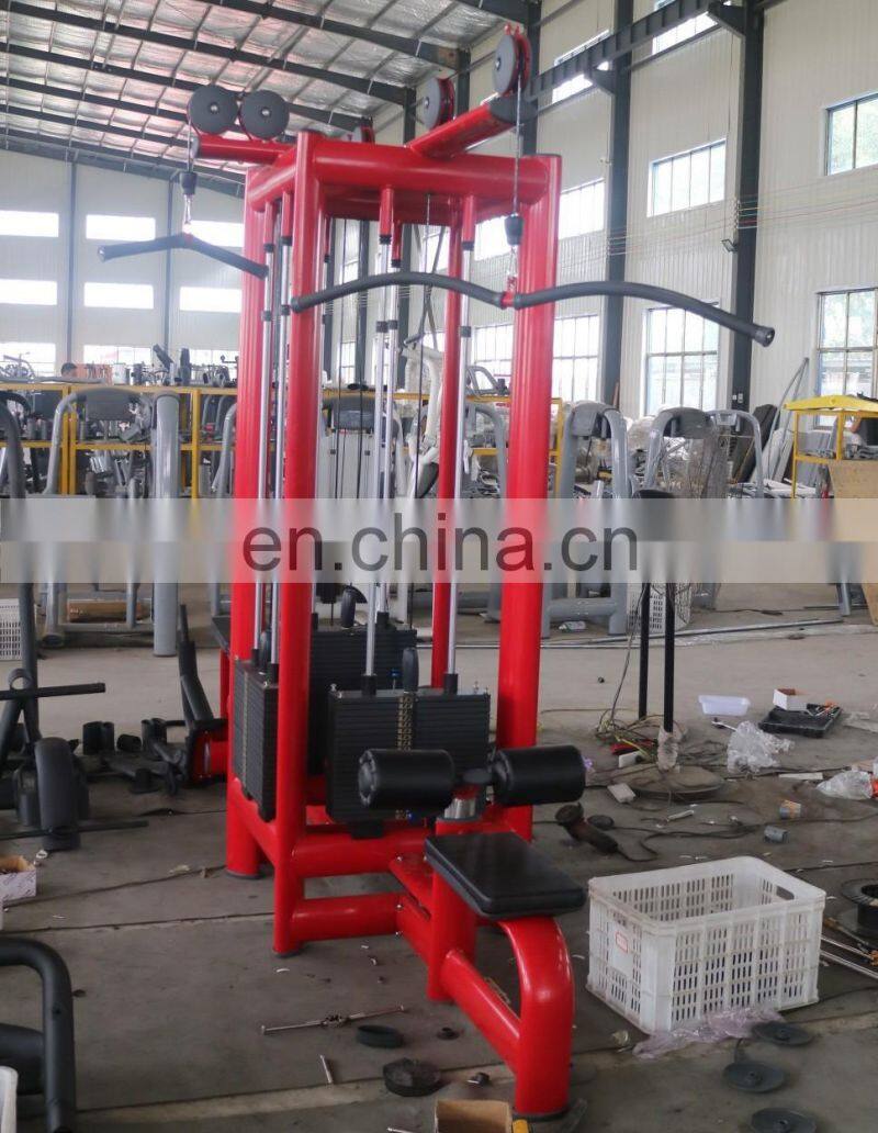 2019 New Design Gym Machine Lzx Fitness Equipment 4 Station Cable Jungle multi gym station