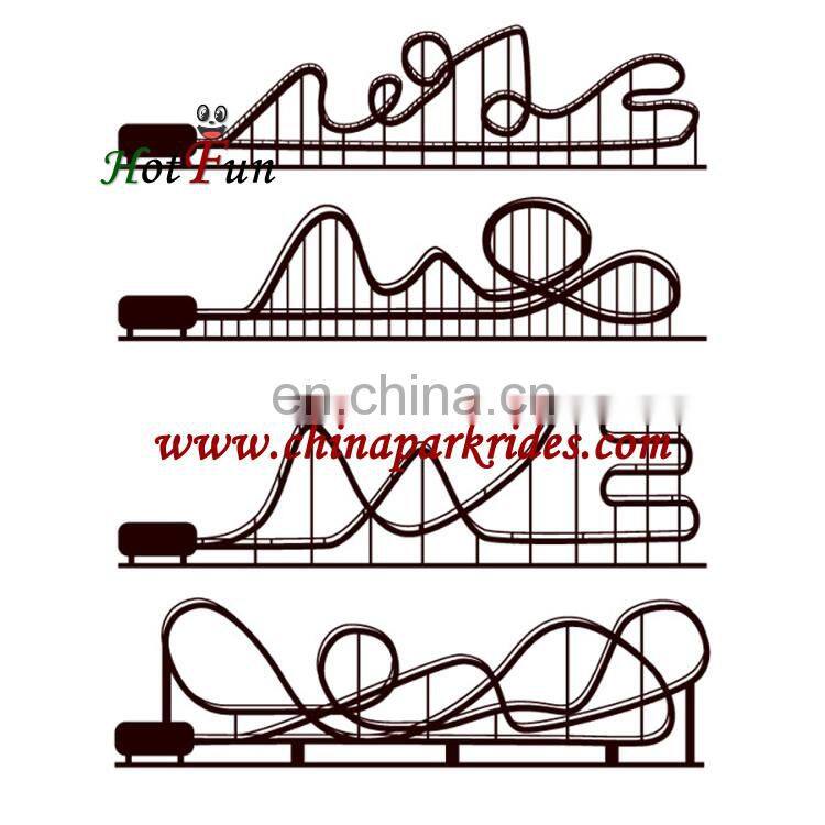 Manege other amusement park equipment products maquette de cheap roller coaster cart for sale