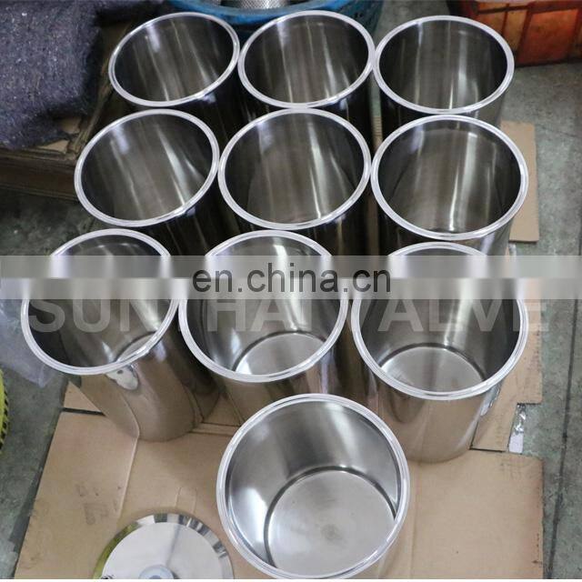 SS304 6"x12" tall recovery pot collection tank for bho extractor