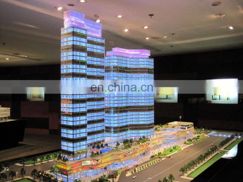Upscale hotel building ABS architecture making model materials