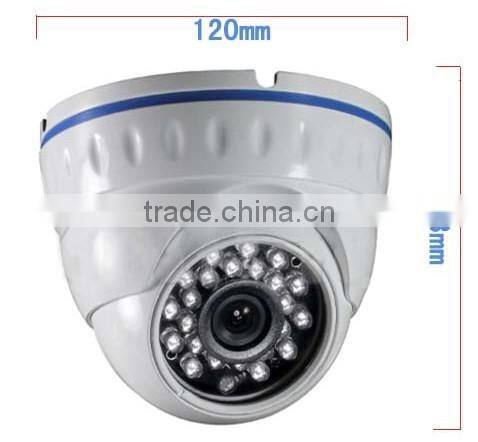 HD 720P outdoor IP66 Waterproof CVI Dome camera varifocal lens with IR-CUT DNR OSD menu