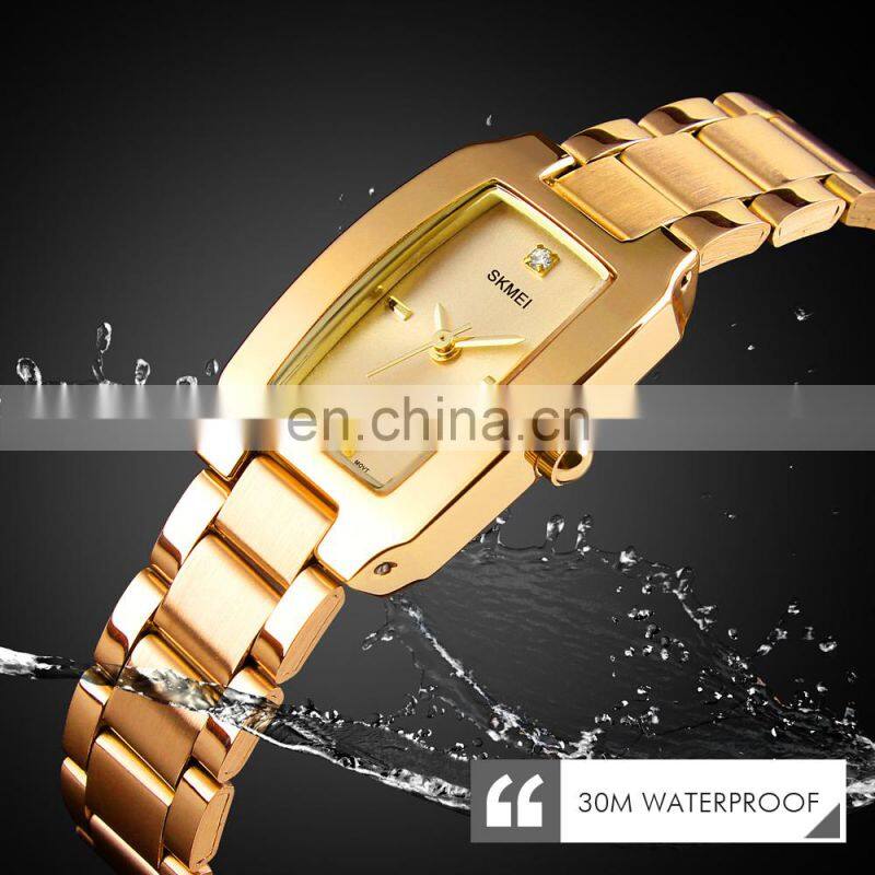 2020 trend watch waterproof Skmei 1400 quartz watches japan movt women wristwatches stainless steel luxury women watches