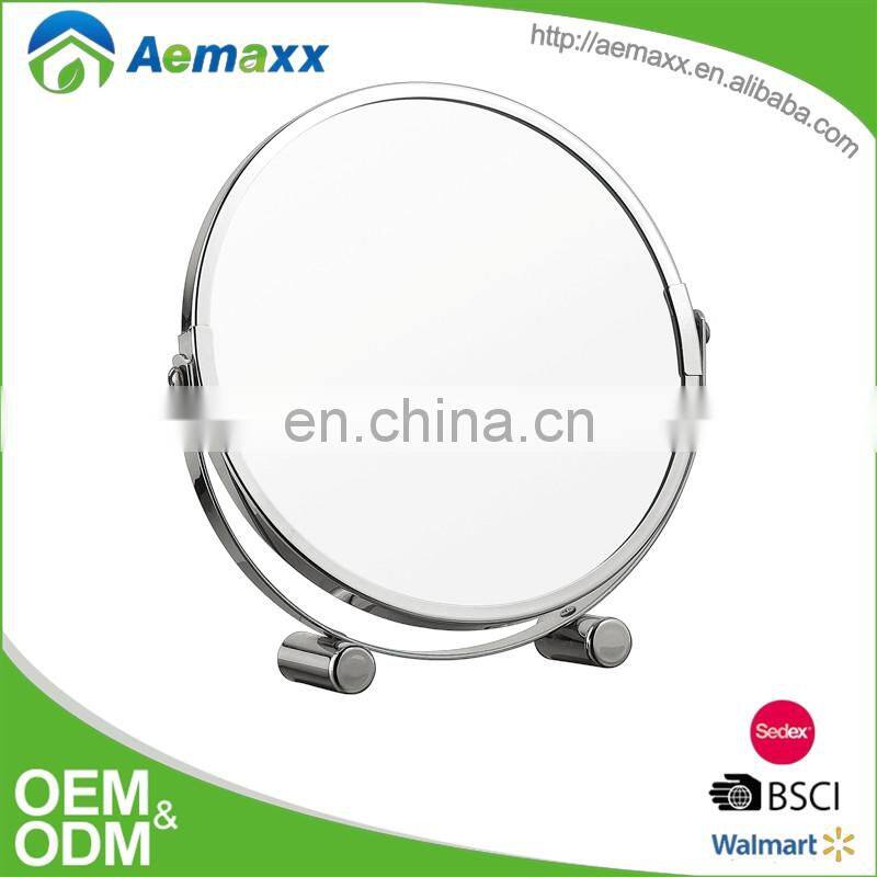 17 cm standing chrome plated bathroom mirror