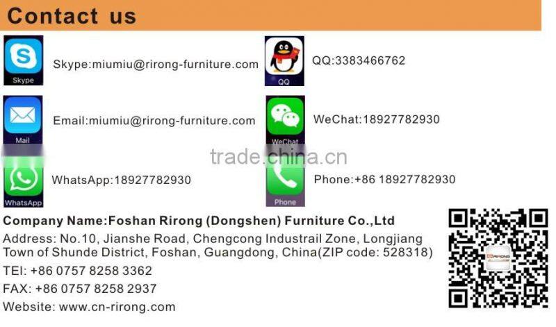 H902 modern leather stainless steel design conference chair