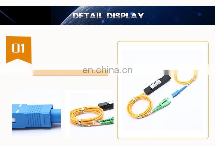 FTTH Fiber Optic Equipment Module 1*2 Sc Filter FWDM