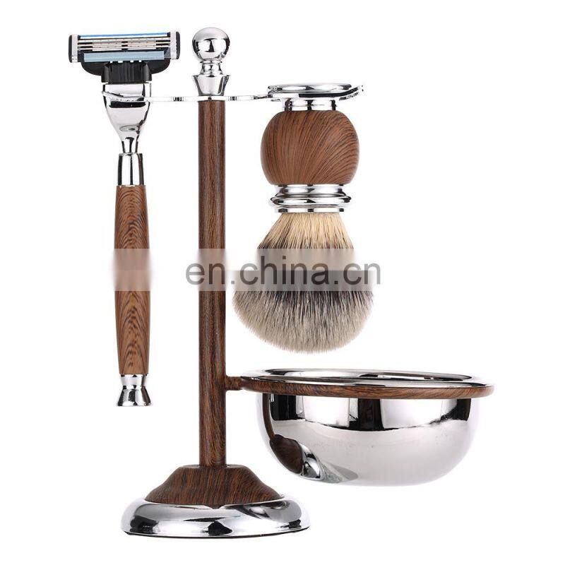 men shaving brush kit set