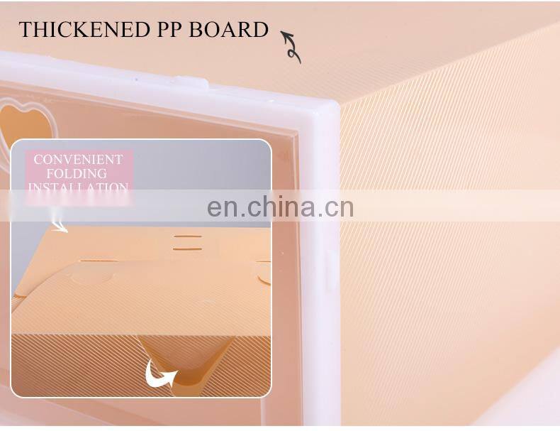 stackable Magnetic Clear Shoe Box Storage