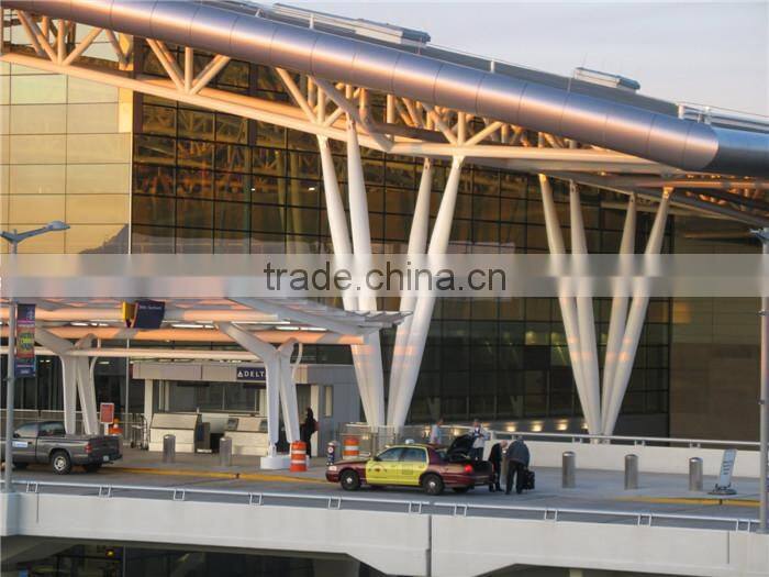 Long span steel structure car parking roof design