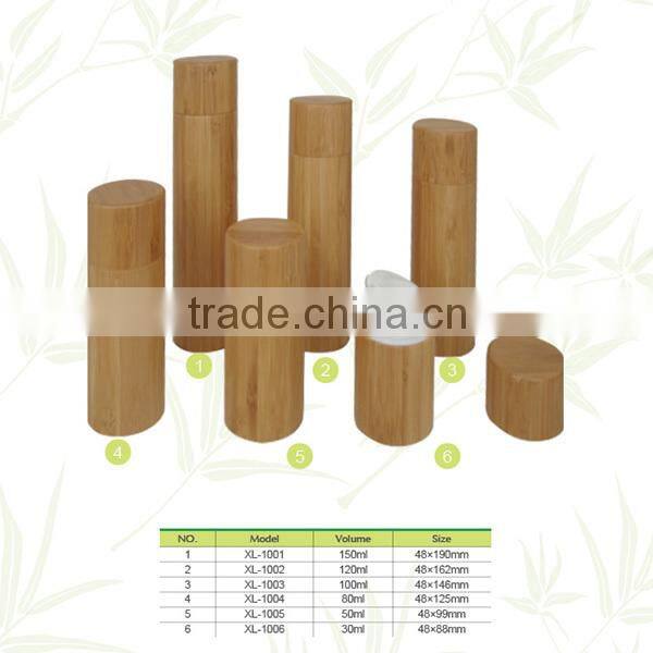 Professional 100ml bamboo lotion bottle with high quality