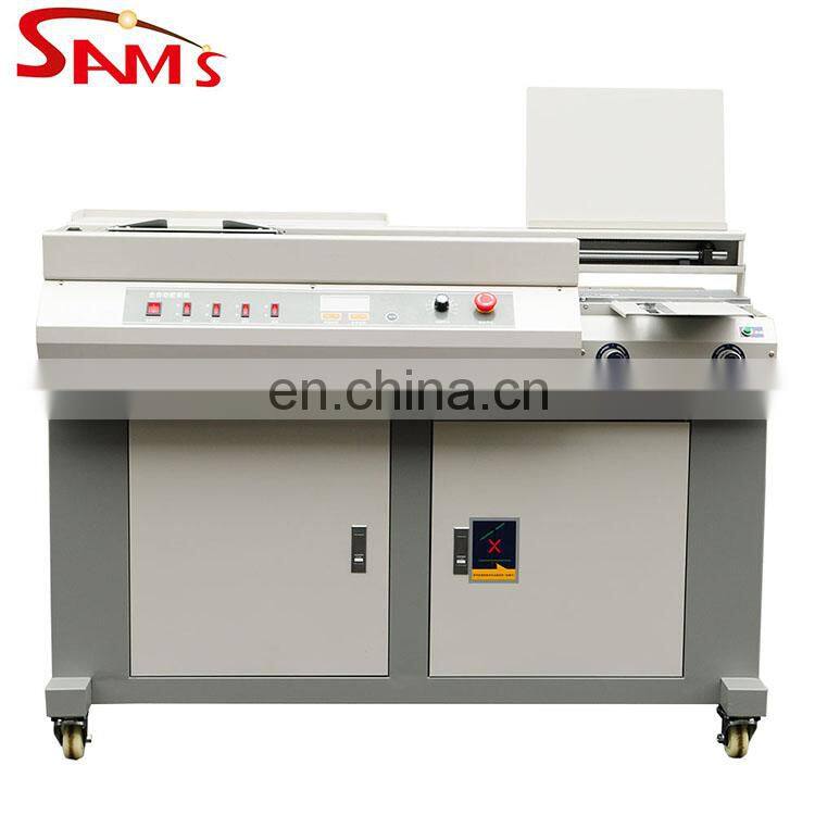 SPB-55HCA4 soft cover book binding automatic a4 book making processing machine side glue soft cover book binder binding machine