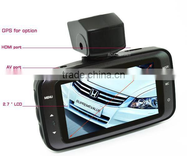 New electronic Car Black Box GPS 4pcs LED Night Vision