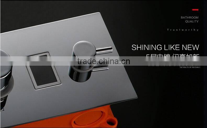 Digital Thermostatic Led Shower Set Shower head set with rainfall waterfall shower