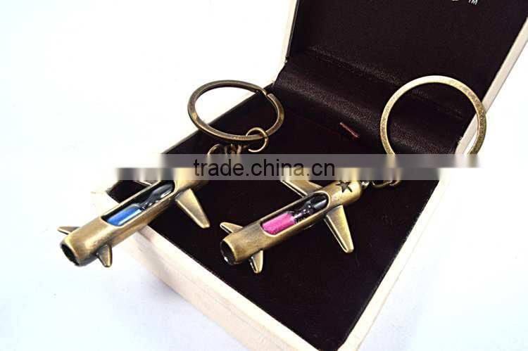Hot Sale Promotional Mini customized remove before flight keychain
