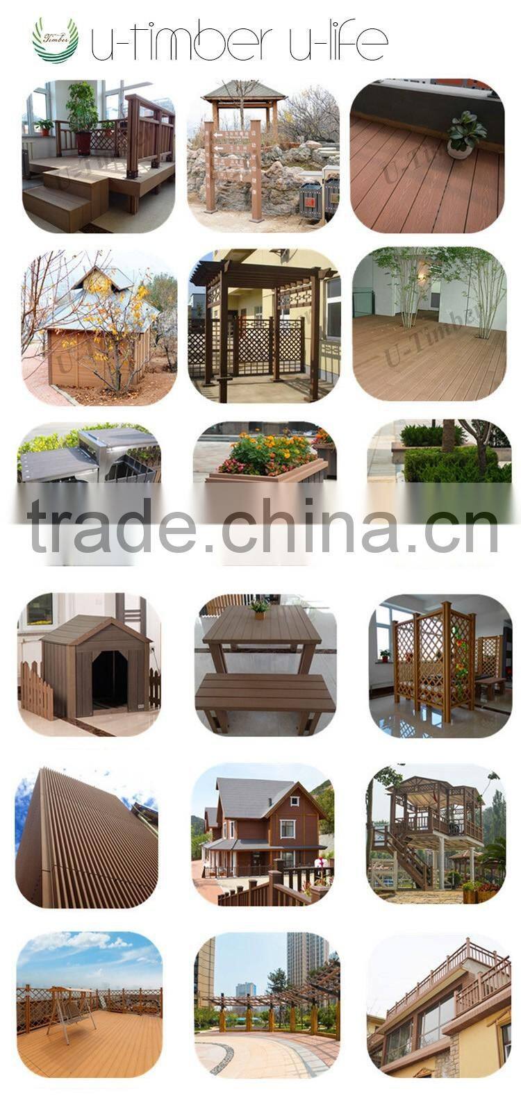 Finely processed WPC decking sheet price