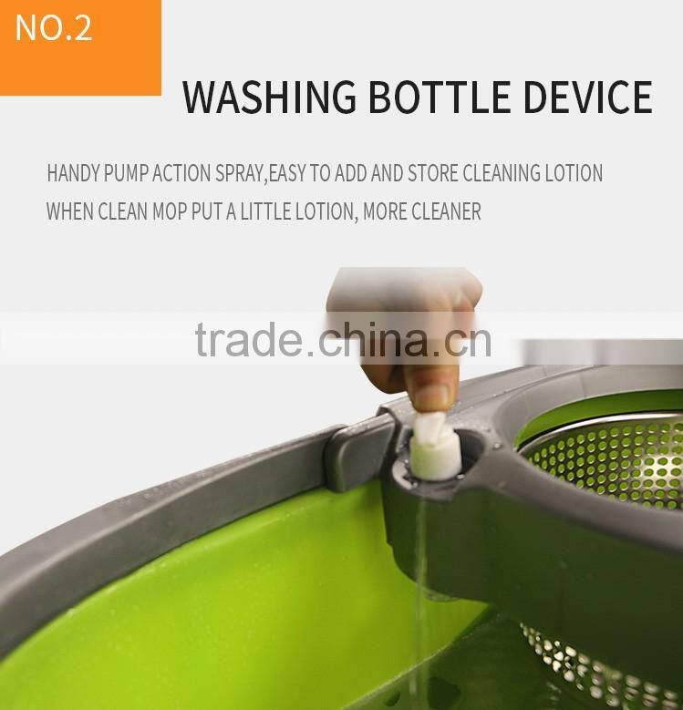 Wholesale 360 spin tornado mop with big wheel