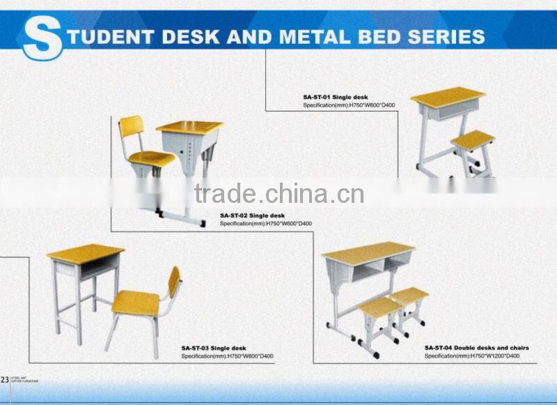 High quality metal frame student desk