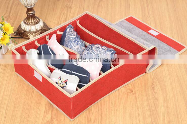 Two Layers of Folding Underwear Drawer Organizer