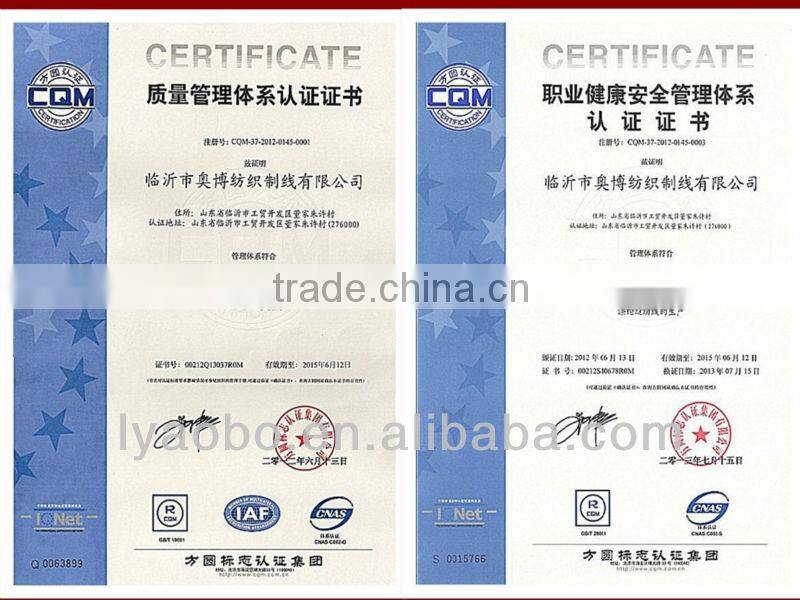 100 polyester sewing thread yarn China manufacturer