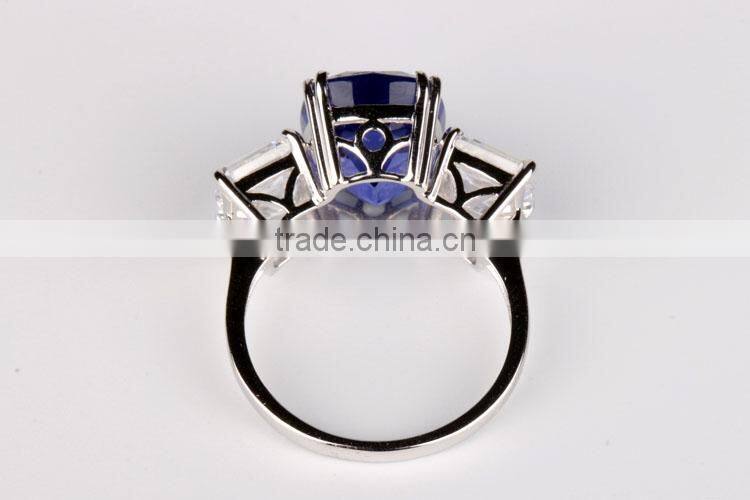 2015 New Design Silver Ring With Hematite