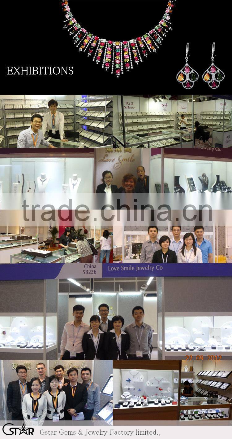 925 Sterling Silver Muilti Color Clip on Earring A quality clear Genuine tourmaline