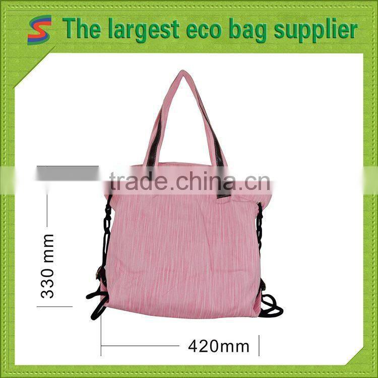 canvas tote bag with outside pockets cotton road bag