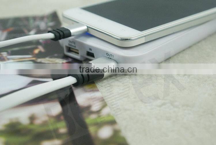 Flat 24AWG Micro USB Extension Cable with 2A Flash Charge