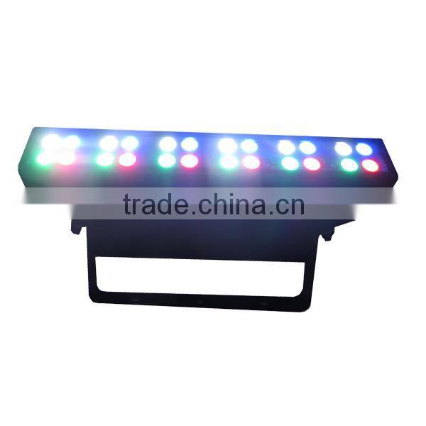 Decorative wirelss dmx 24pcs 10w 4in1 RGBW led bar light with battery