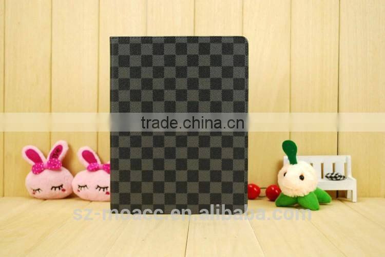 grid style pc pu case for iPad mini 3