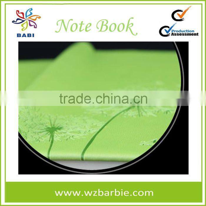 Dandelion PU Leather School Notebook/ Diary