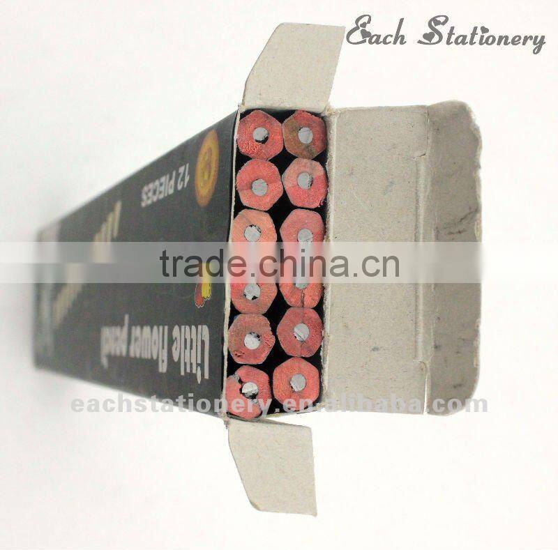 7" 2B Drawing hexagonal Pencil With Top Tip