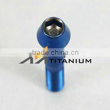 Gr5 Blue Anodized Titanium Bolt For Racing Car