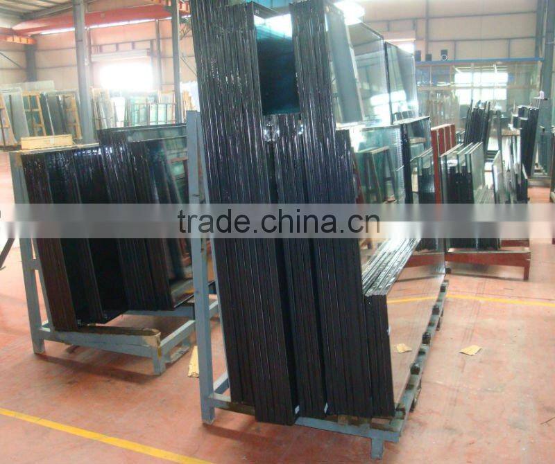 Glass curtain wall with hanging tempered glass CCC EN12150 ISO9001