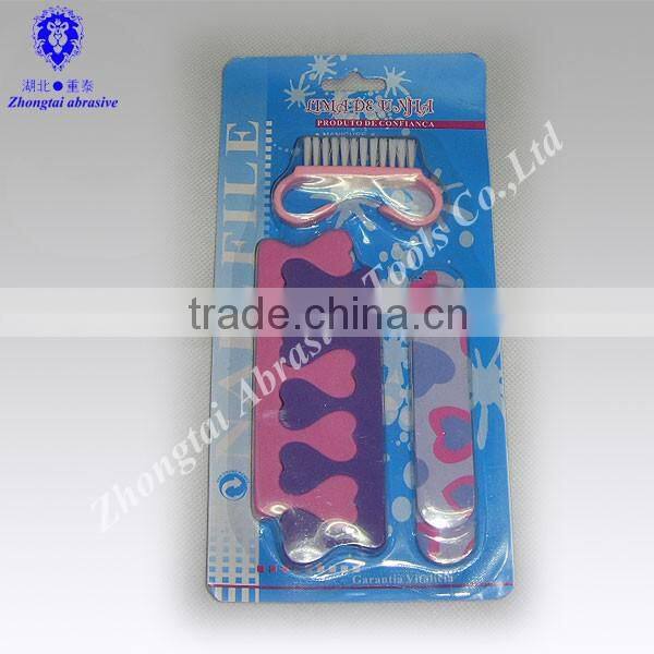 FASHION Colorful Nail File Beauty Manicure Set with many sizes