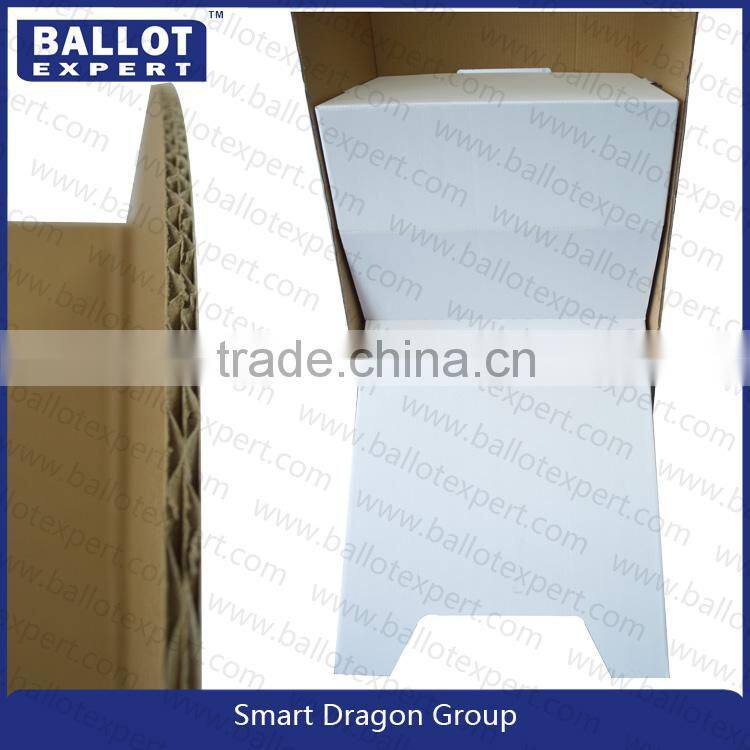 SE-TDC004 paper double booth stand , cardboard election table