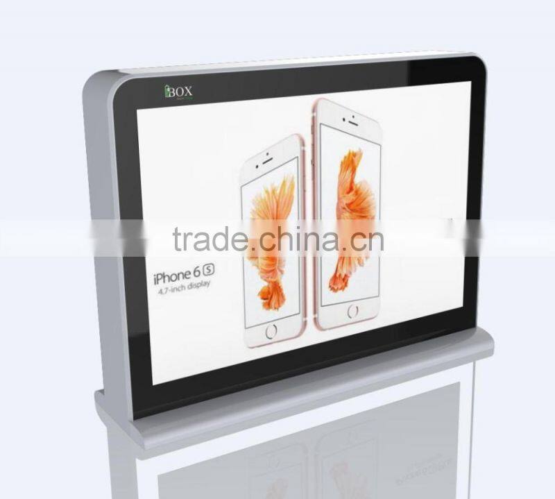 Automatically display advertise desktop/table LCD power bank