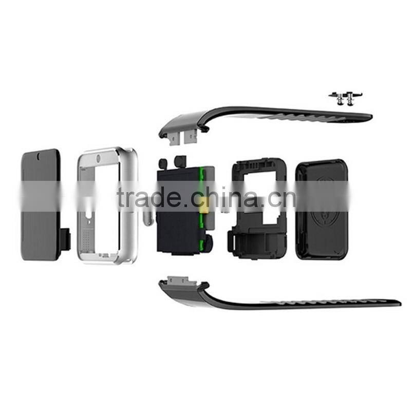 2016 Wholesale Top selling GT08 Smart Watch with SIM Card ,MTK 6260A IOS Bluetooth Smart Watch GT08 VS DZ09 Android Smart Watch