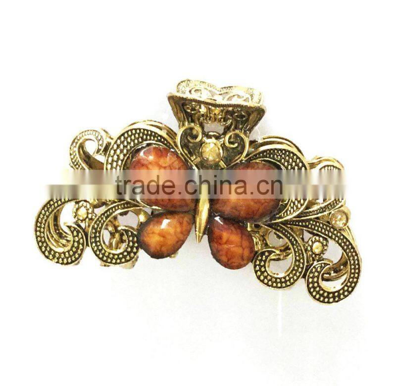 Colorful crystal hair claws Fashion hair claw girl's fashion jewelry