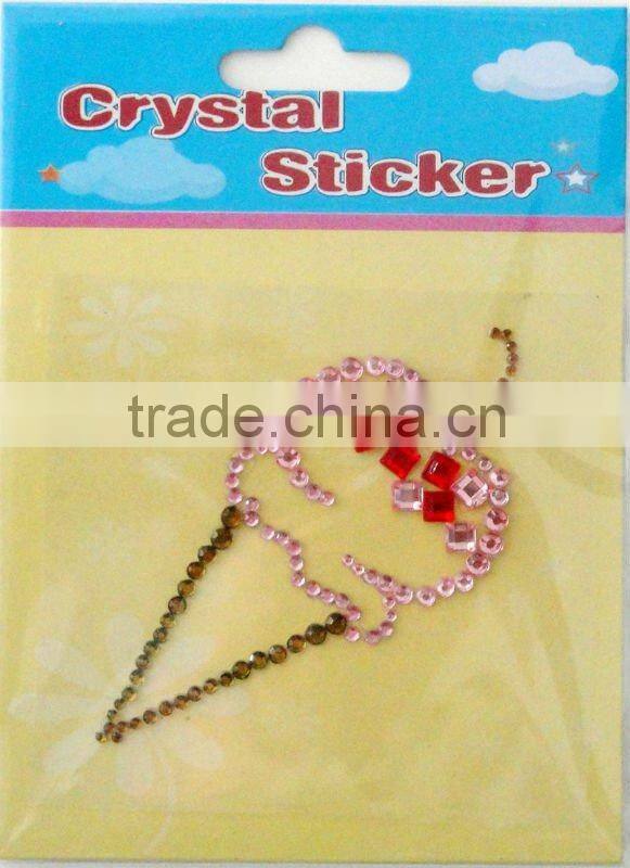 crystal stickerwall stickers home decor with crystal