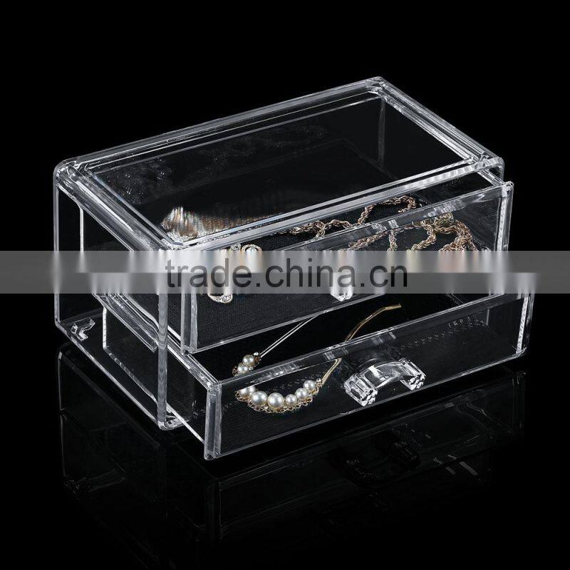 PS wholesale makeup storage transparent makeup kit box