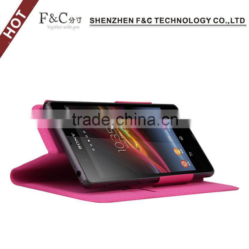 factory price universal Wallet PU leather stand mobile phone case with clip