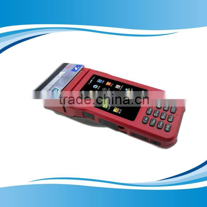 New 4 inch handheld wireless Android pos terminal with thermal printer portable smart pos terminal GC062