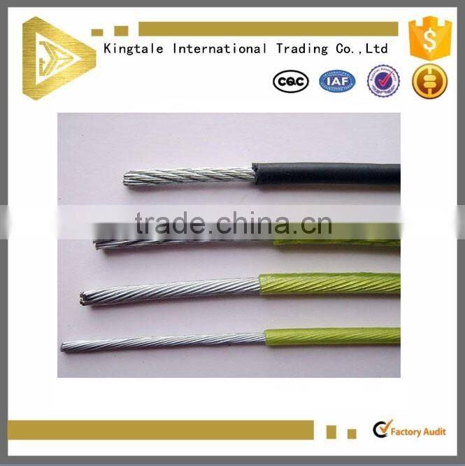 Stranded Copper Wire PVC Coated Electric Cable Roll Gound Cable
