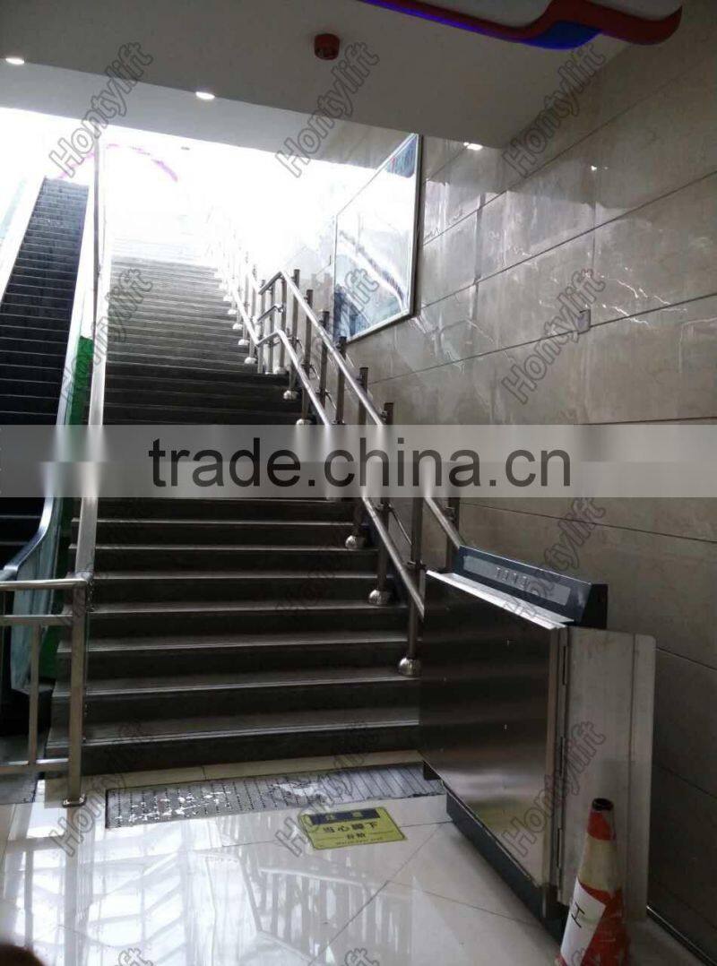 lifts for disabled/curverd wheelchair lift/disabled lift